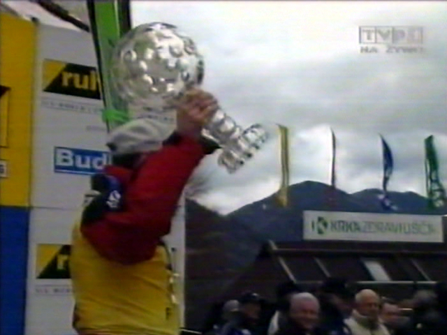 Adam Małysz z Kryształową Kulą (TVP)